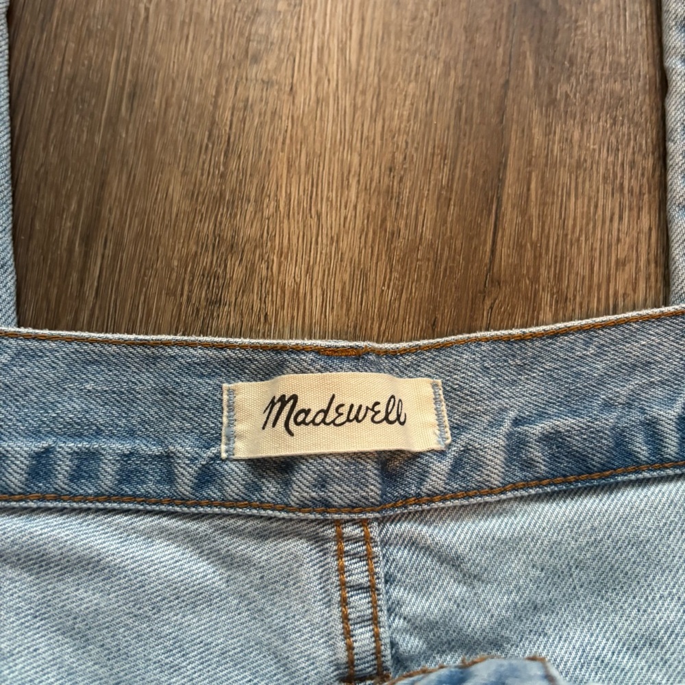 Madewell Light Blue Straight Leg Jeans - Picture 4 of 5